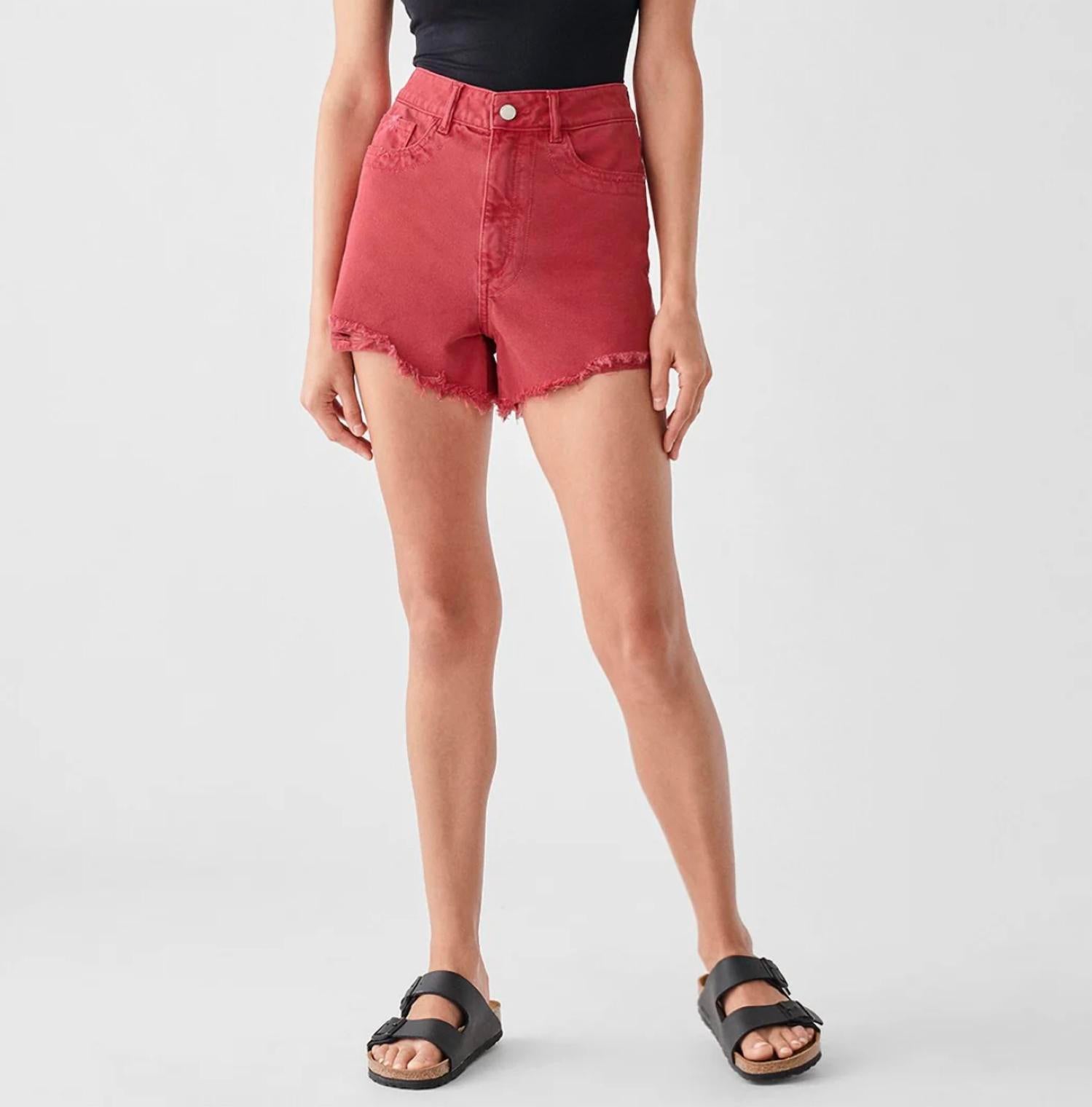 DL1961 - Women's Cleo High Rise Short in chrysantheum - women's shorts