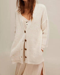 Free People - Herringbone Stitch Kimono Sweater