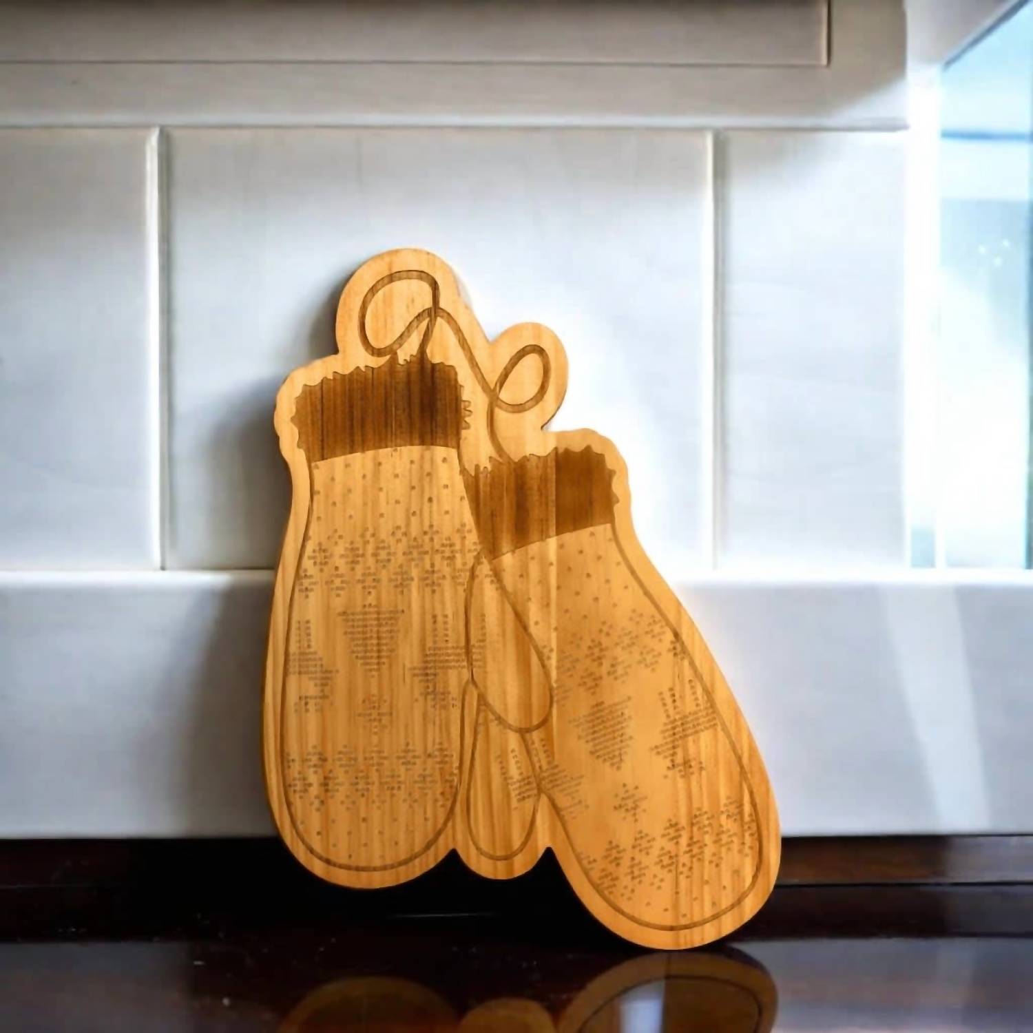 Creative Gifts International - Mittens Wood Board - 10.75" x 15.75"