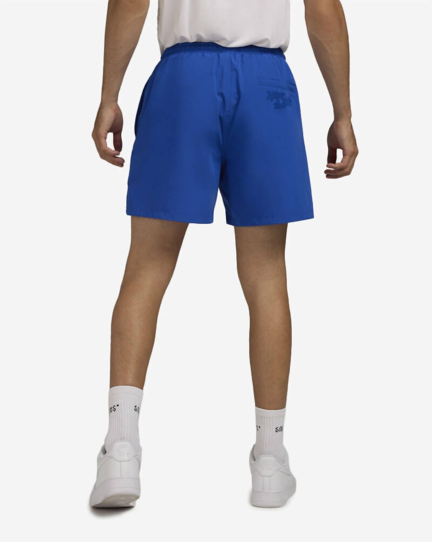 HONOR THE GIFT Men's Trunk Shorts in blue - men's shorts - detail view