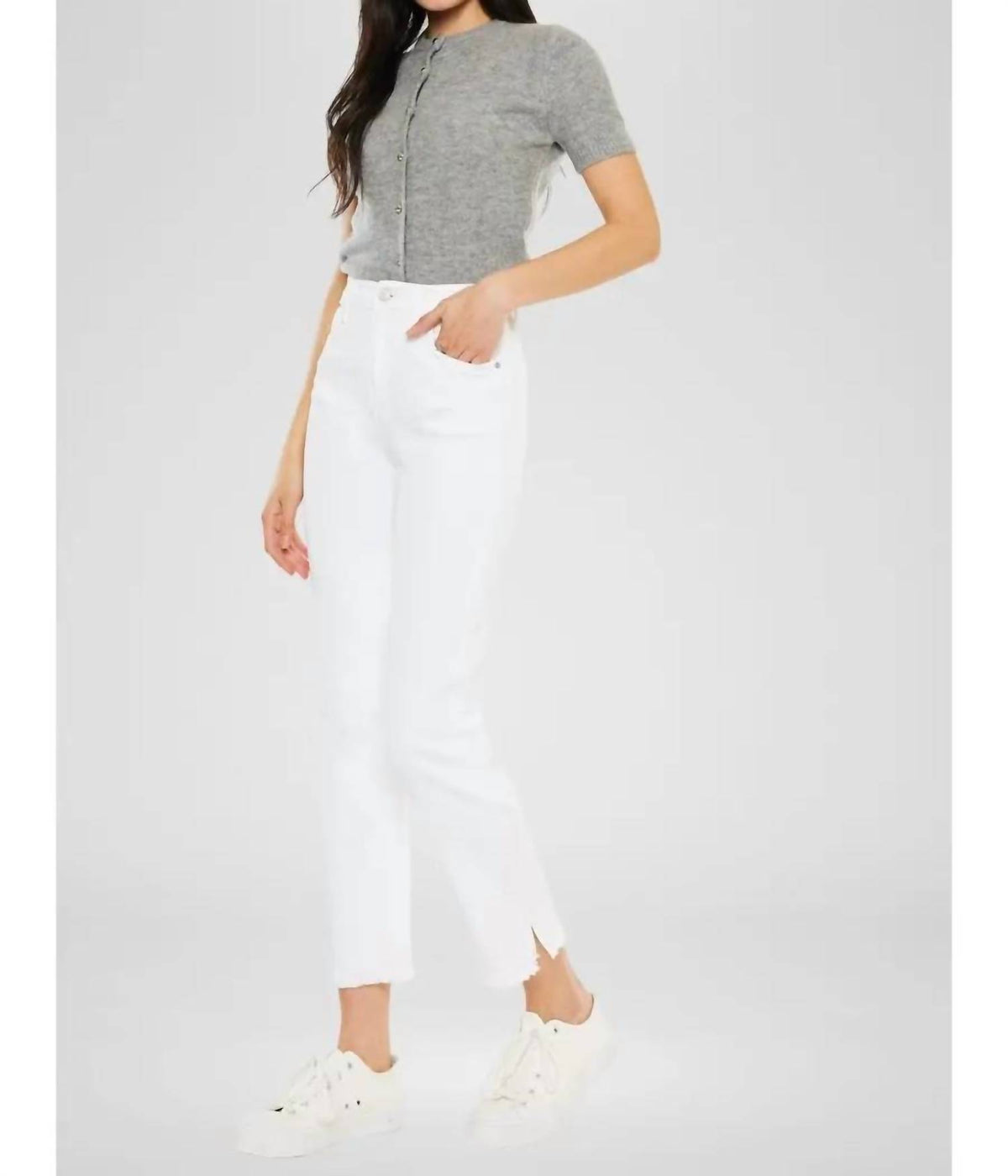 Kancan - High Rise Slim Straight Jean