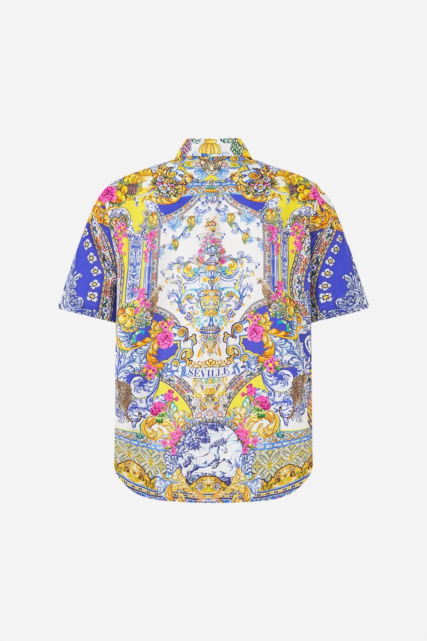 Camilla - Short Sleeve Oversized Shirt
