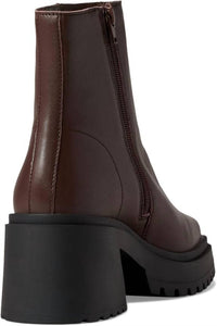 STEVE MADDEN Women's Fella Lug Sole Bootie in brown - women's shoe - view 4