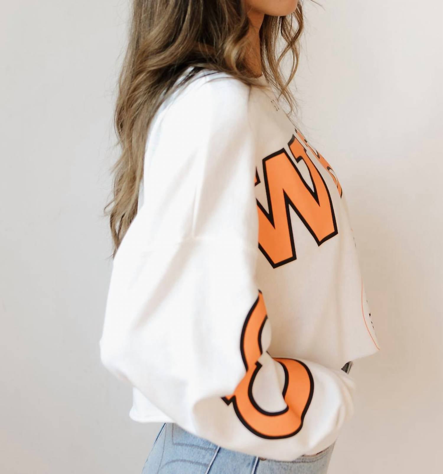 Gameday Social - Match Day Long Sleeve Crop Top
