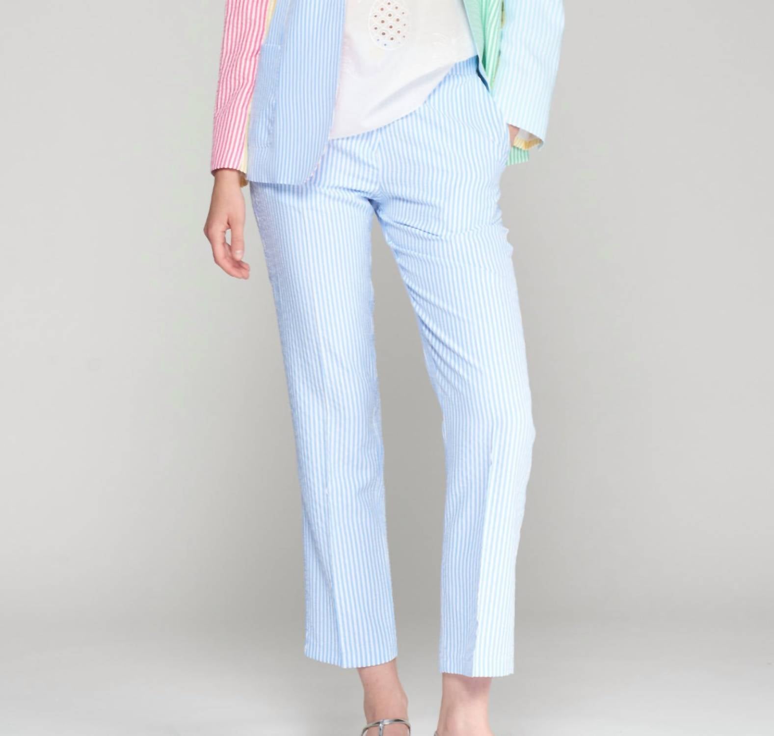 Vilagallo - Tiffany Rayas Stripe Straight Pants