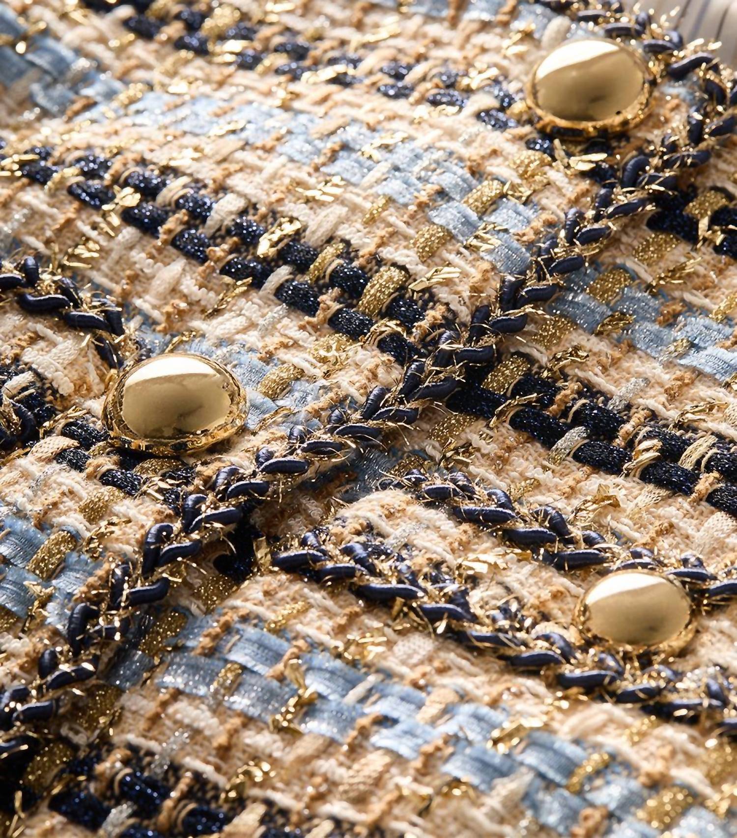 Veronica Beard - Sumira Metallic Tweed Jacket