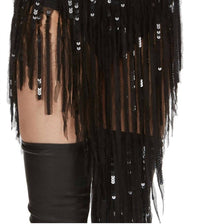Rick Owens - LUXOR FRINGED PANTY SKIRT