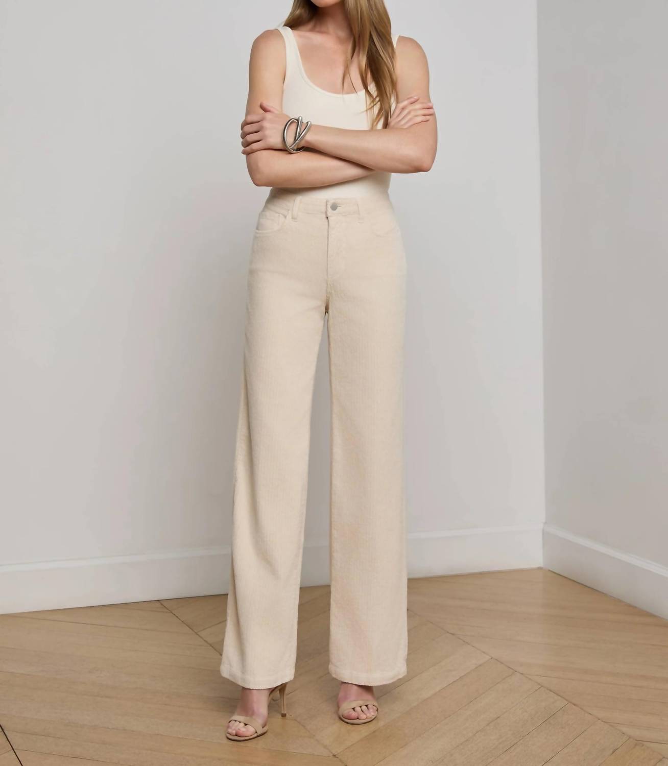 L'Agence - Scottie Corduroy Wide-leg Jean