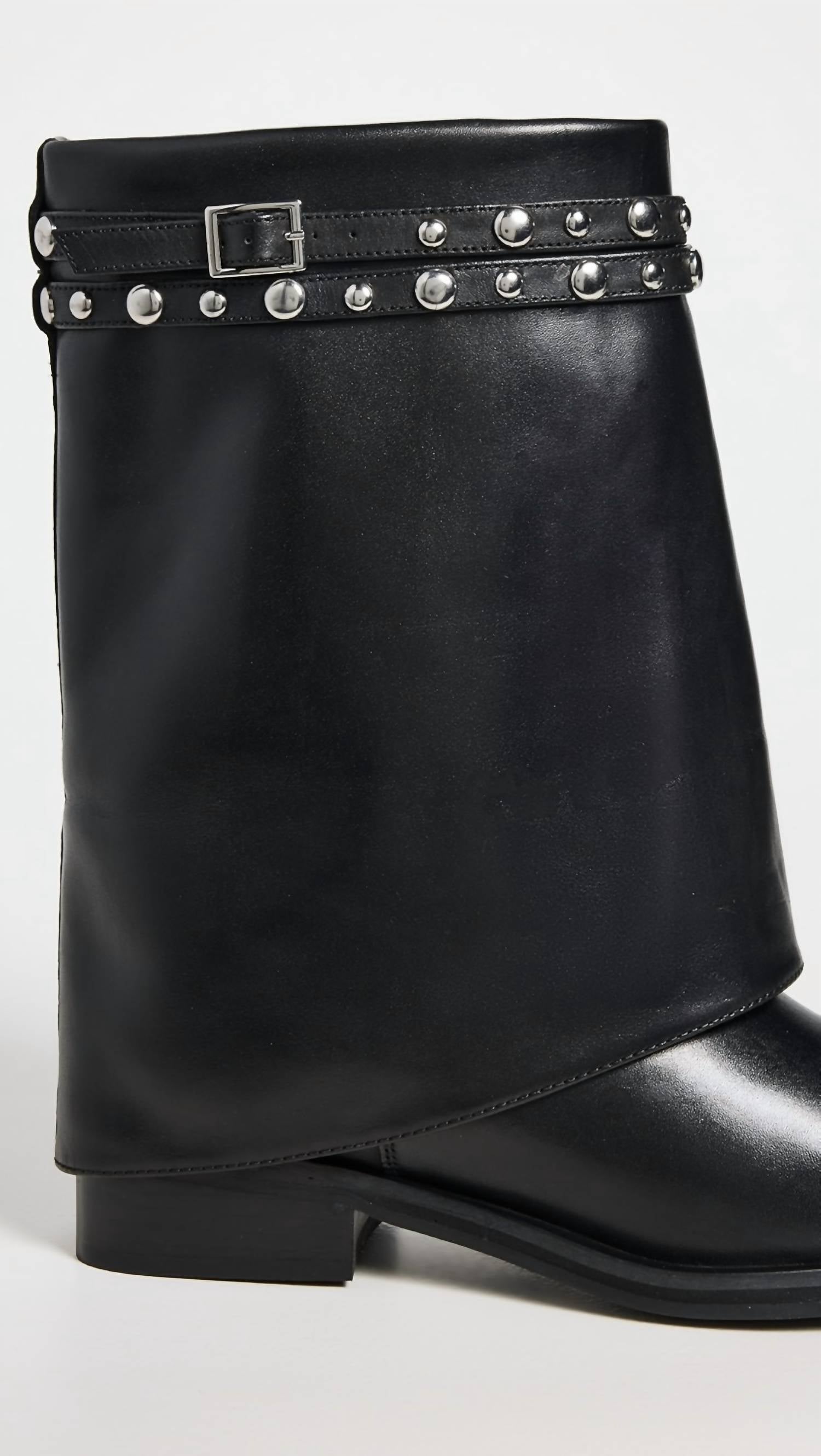 Free People - Women's Scorpio Studded Foldover Boot