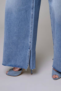 Hidden - Nori Mid Rise Wide Leg Jeans