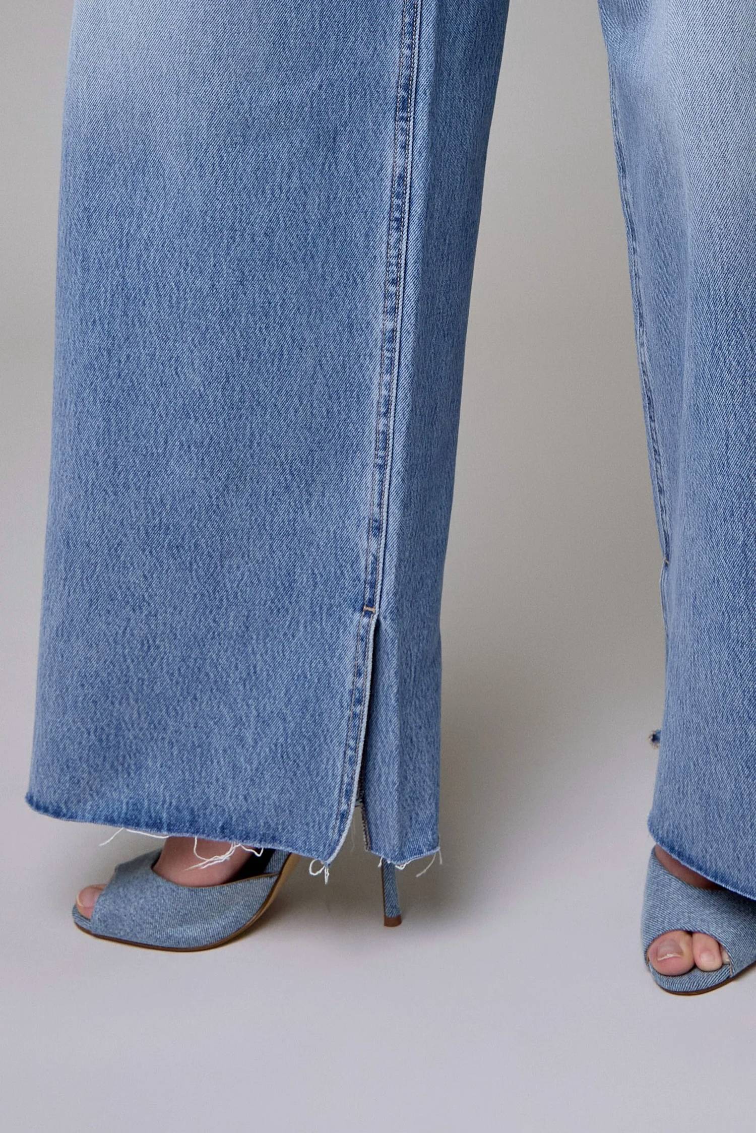 Hidden - Nori Mid Rise Wide Leg Jeans