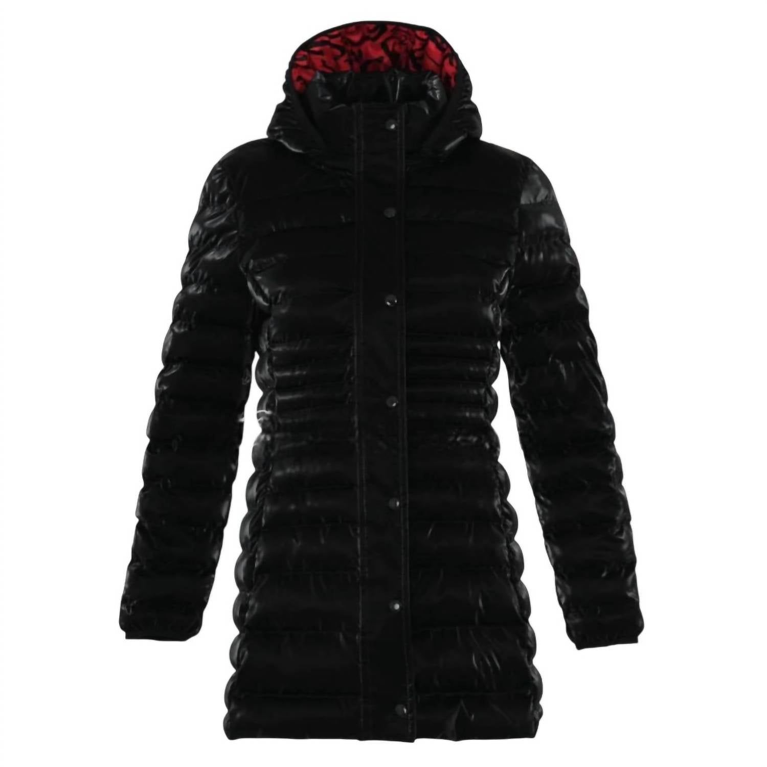 Dolcezza - Women's Puffer Jacket With Detachable Hood