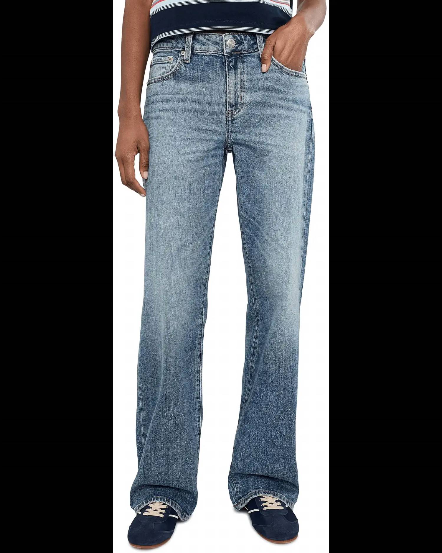 Daze - Keeper Low Rise Straight Leg Jeans