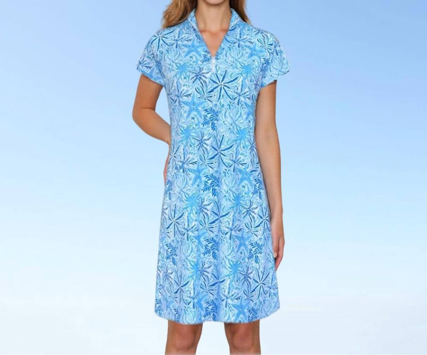 Katherine Way - Annapolis Cap Sleeve Polo Dress
