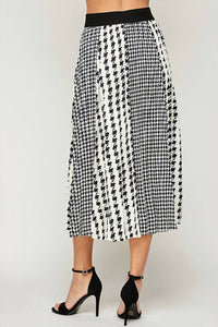 See And Be Seen - Holly Houndstooth Skirt