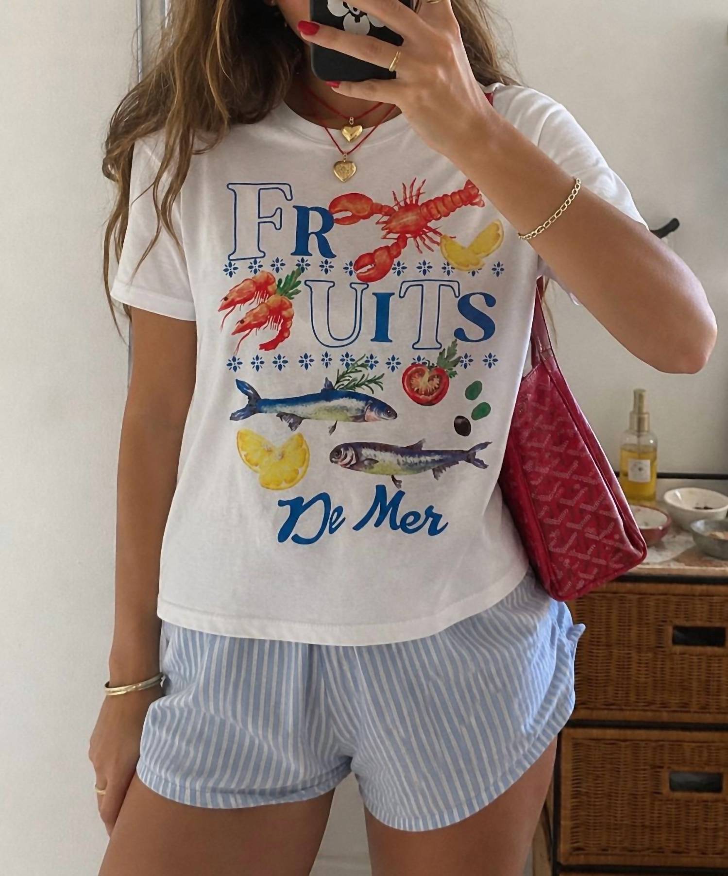 Sweet Claire - Fruits de mer coastal tee