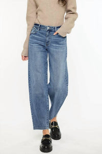 Kancan - Tessa High Rise Slim Barrel Jeans