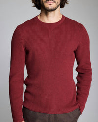 Billy Reid - Mini Waffle Crewneck Sweater