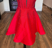 Sherri Hill - Women's Strapless Mini Dress