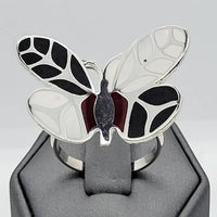Costello International - Enameled Butterfly Ring