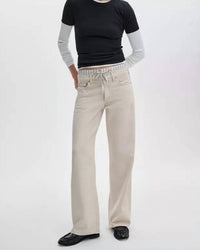 Rag & Bone - Featherweight Saige Full Boxer Straight Jean