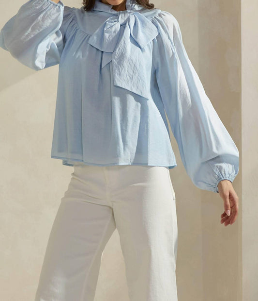 Able - Bow-tie Neck Blouse