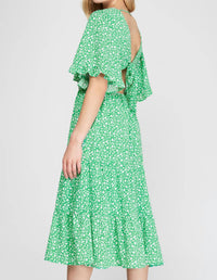 She + Sky - Midi Dress Floral