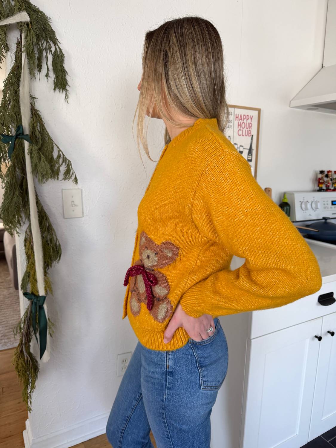 Sofie The Label - Emma Teddy Bear Buttoned Cardigan