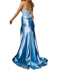 Sherri Hill - Lace Corset Strapless Dress