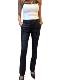 BEVY FLOG Mona Flared Bottom Pant in black - women's pants