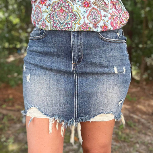 Risen - Darline Denim Skirt