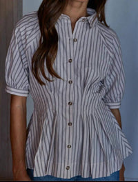 By Together - Cinched Waist Top