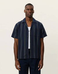 Les Deux - Lawson Stripe Short Sleeve Shirt