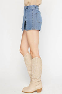 Entro - Denim Cargo Skort