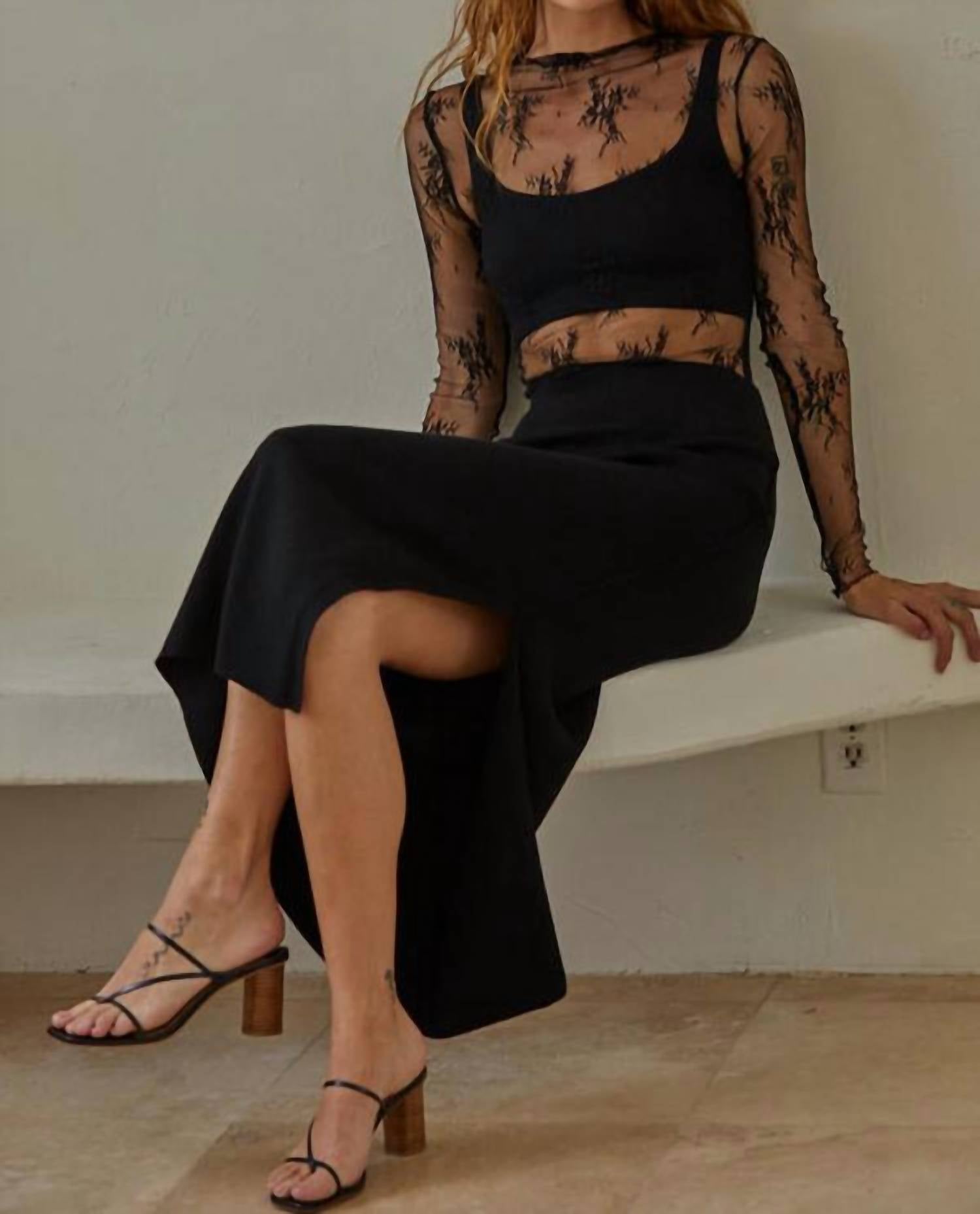 By Together - Que Sera Sera Midi Skirt