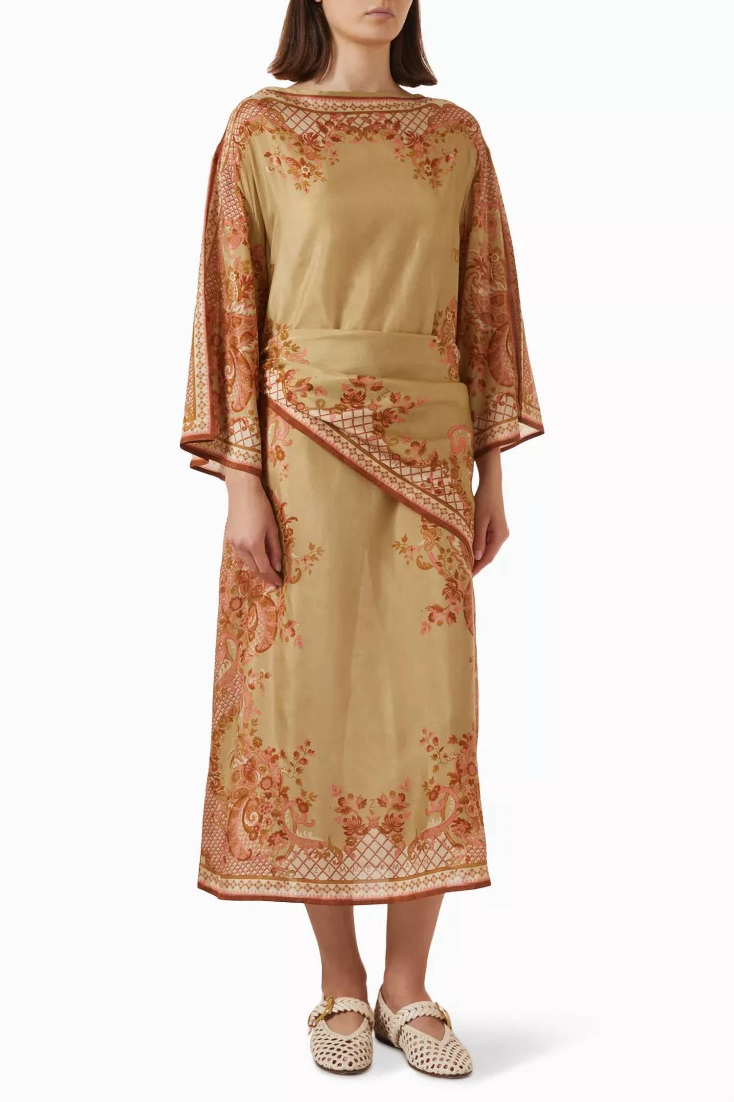 Zimmermann - Aster Tunic Midi Dress