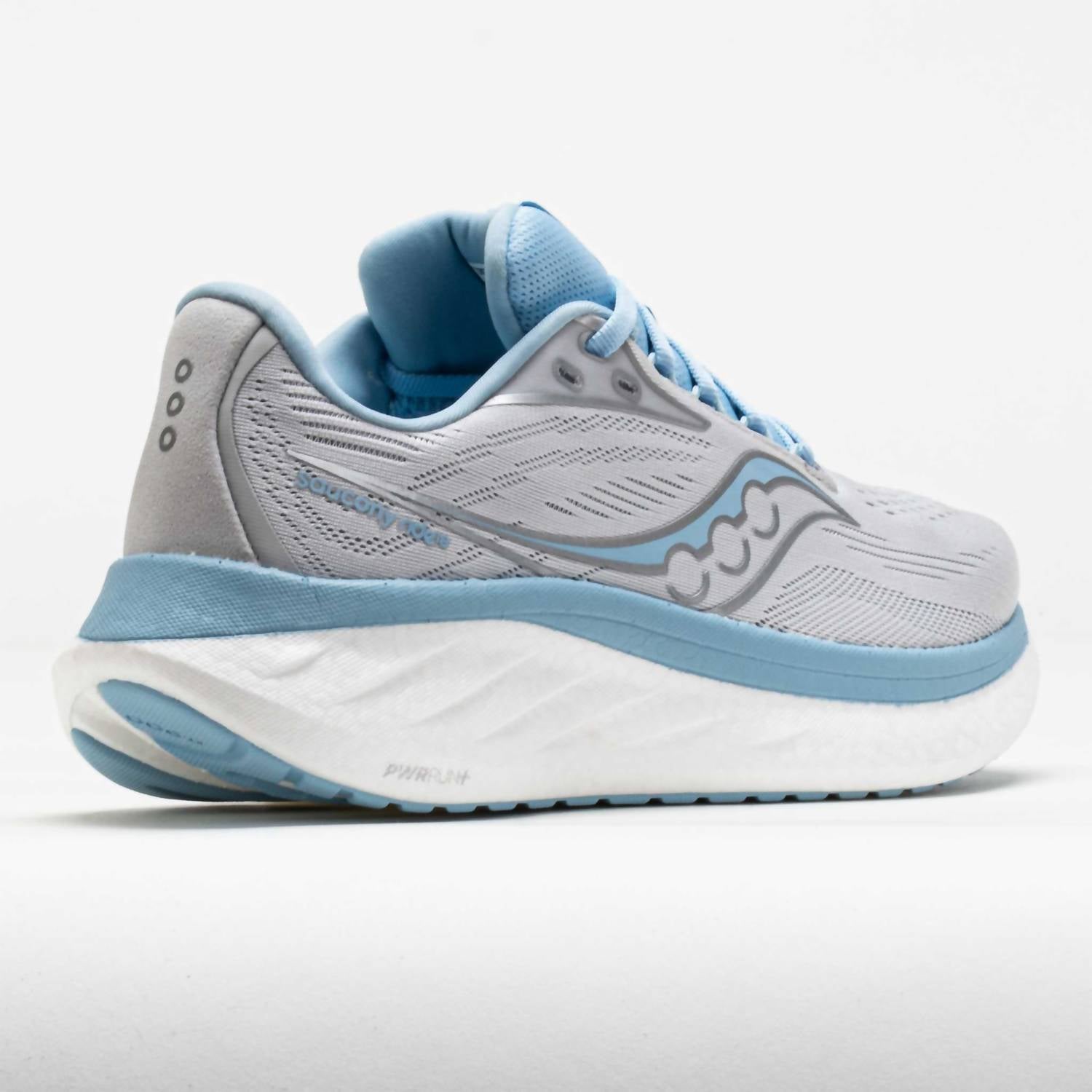 SAUCONY Women's Ride 18 Shoe in cloud dream 1 - women's shoe - detail view