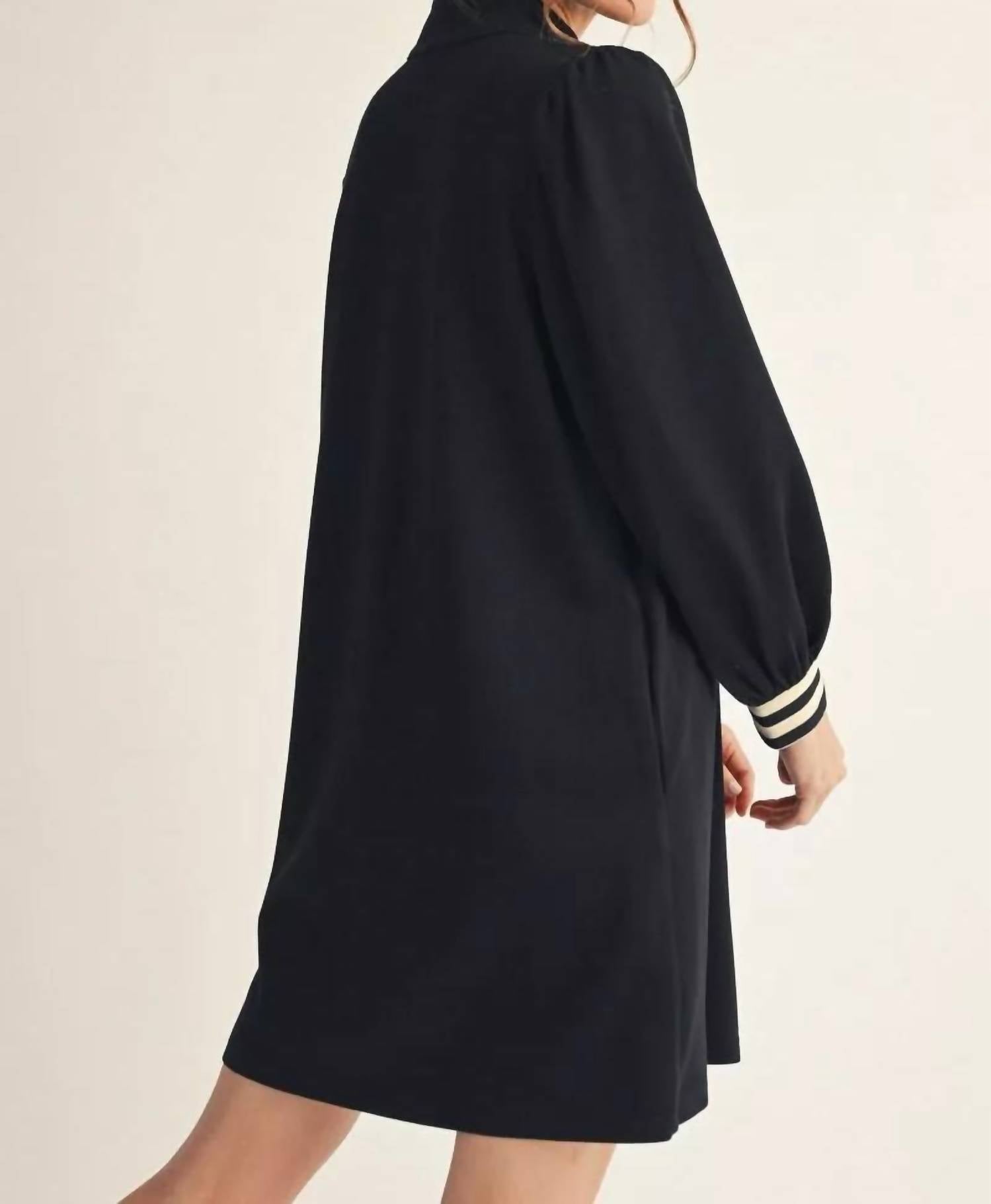 Jodifl - Josselyn Striped Trim Dress