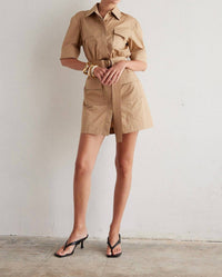 js71 Larsen Dress in khaki - women's dress