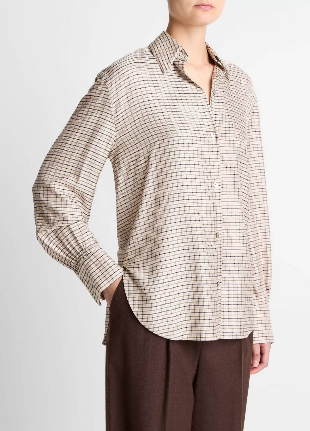 Vince - Plaid Button Down Shirt