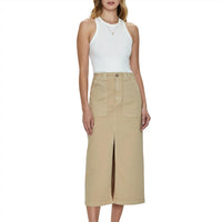 PISTOLA Pamela Utility Skirt in latte - women's skirt - view 4