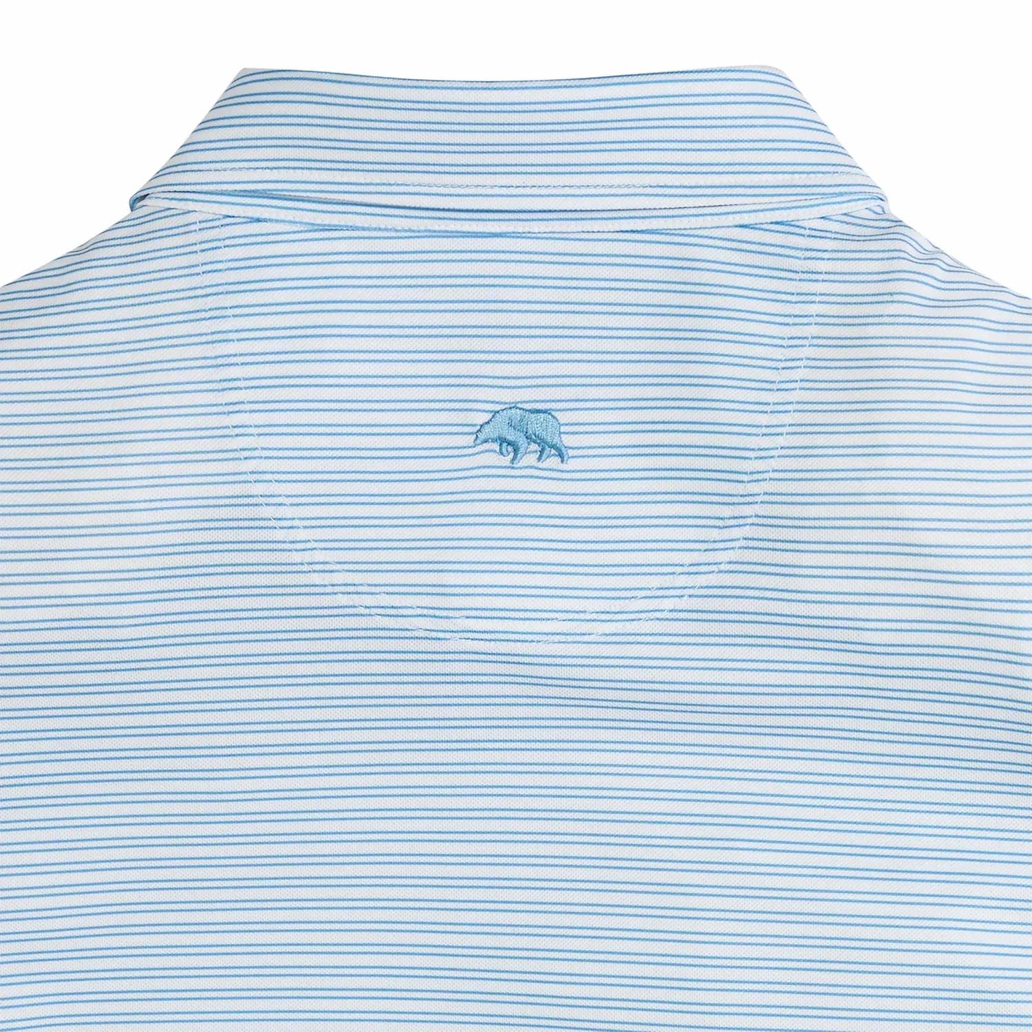 Onward Reserve - Men's Pairing Stripe Performance Pique Polo