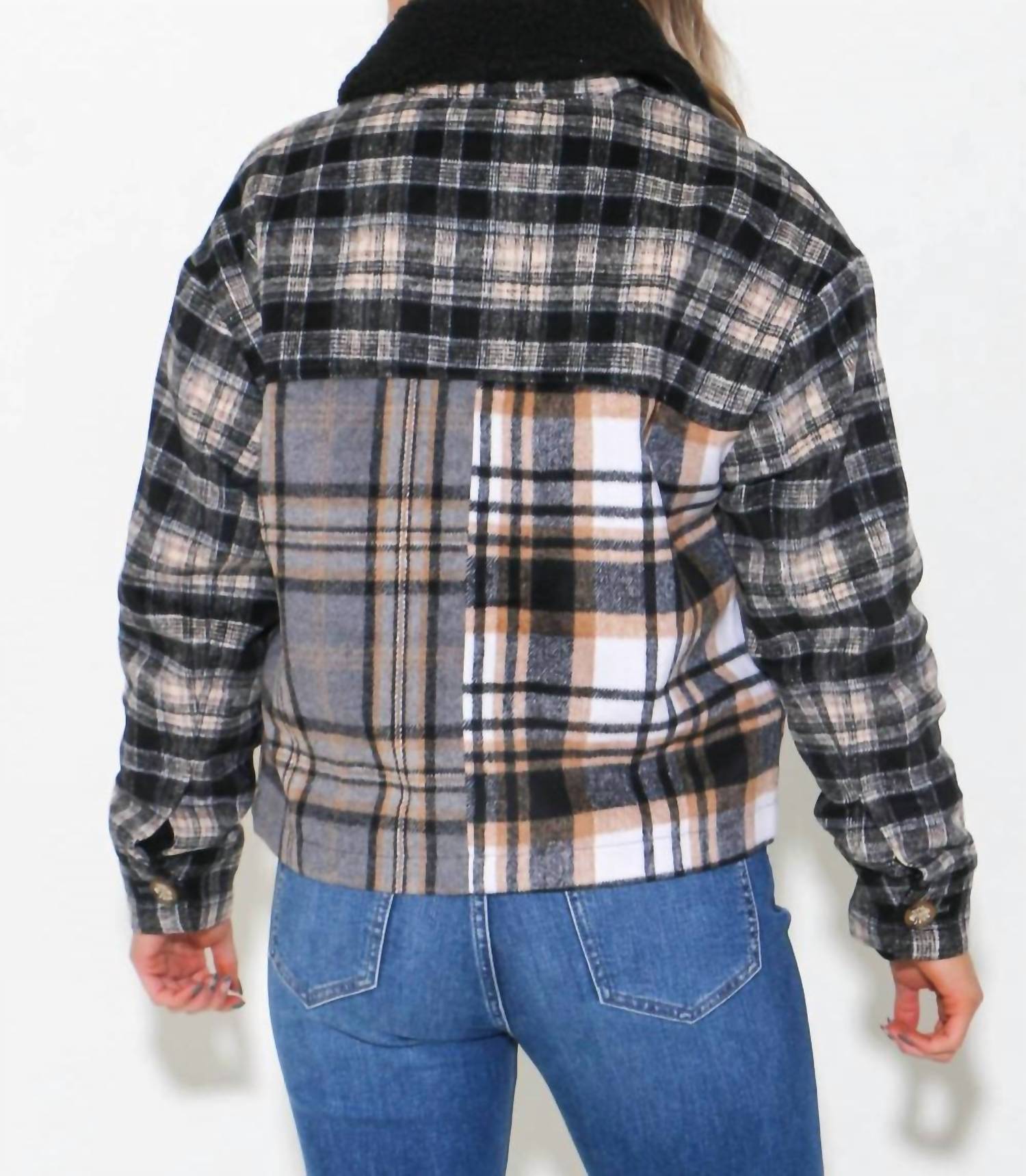 Ivy Jane - Patched Plaid Jacket