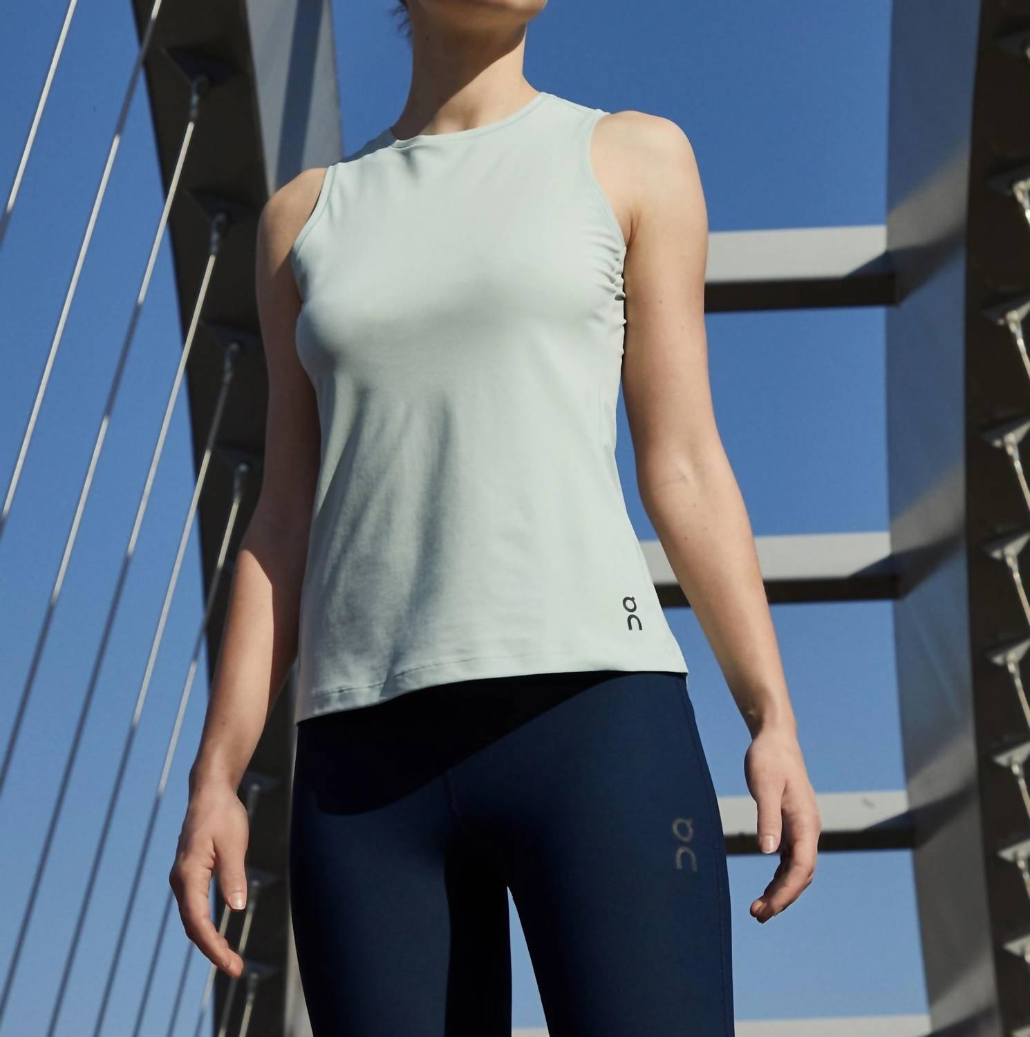On Active Running Tights in navy - women's pants - view 4