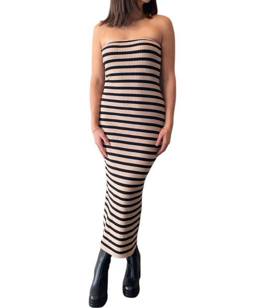 Le Lis - Stripe Tube Maxi Dress