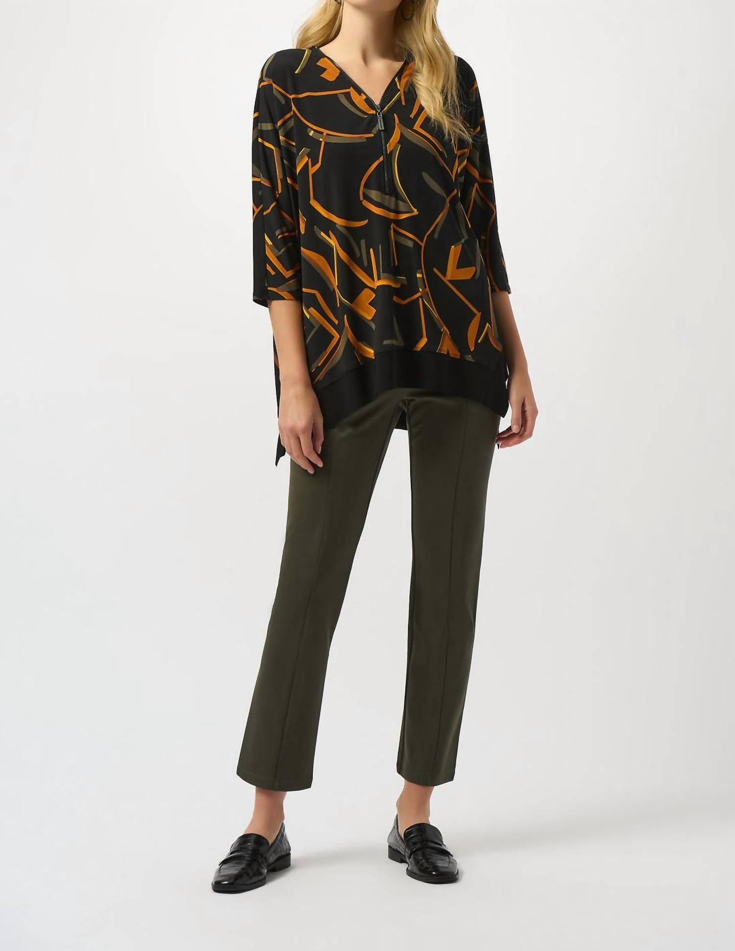 Joseph Ribkoff - Slim Ankle-length Trousers