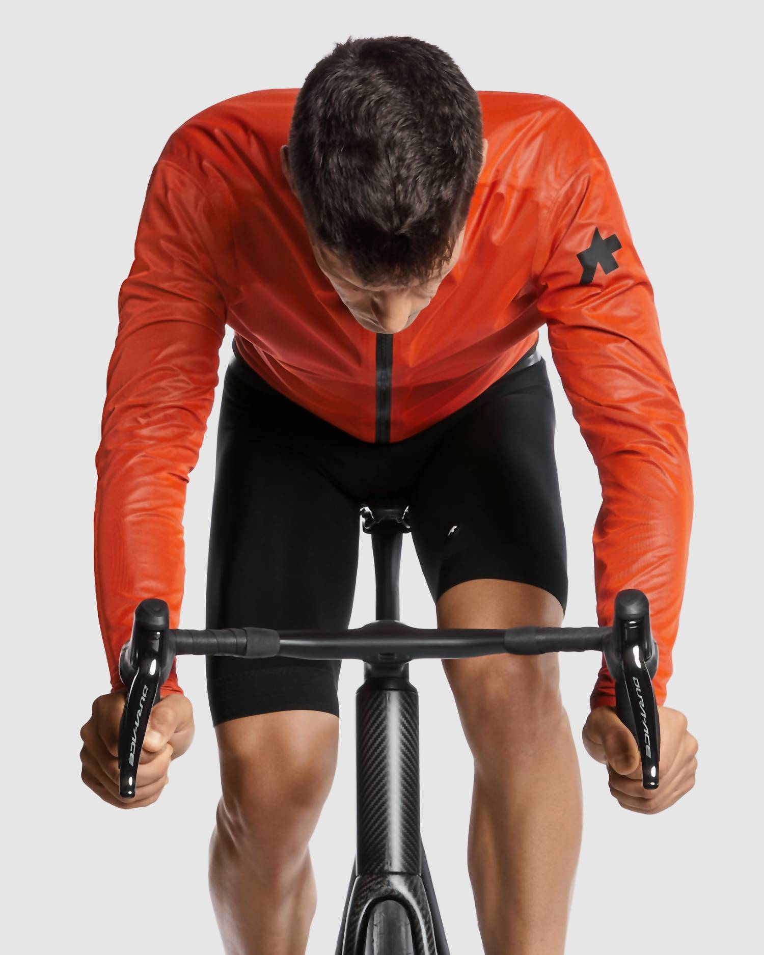 Assos Men's Quipe Targa Riding Rain Jacket in propeller orange - men's jacket - view 5