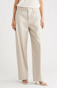 PISTOLA Tate High Rise Bowed Wide Leg Jean in champagne luster 1 - women's jeans