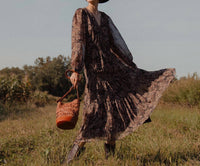 Per Lei New York - Women's Mini Emery Woven Bucket Bag