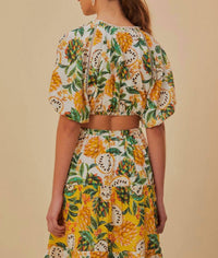 Farm Rio - Biriba Cropped Top
